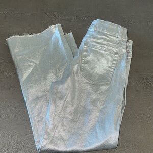 art class Metallic Silver Skinny Jeans